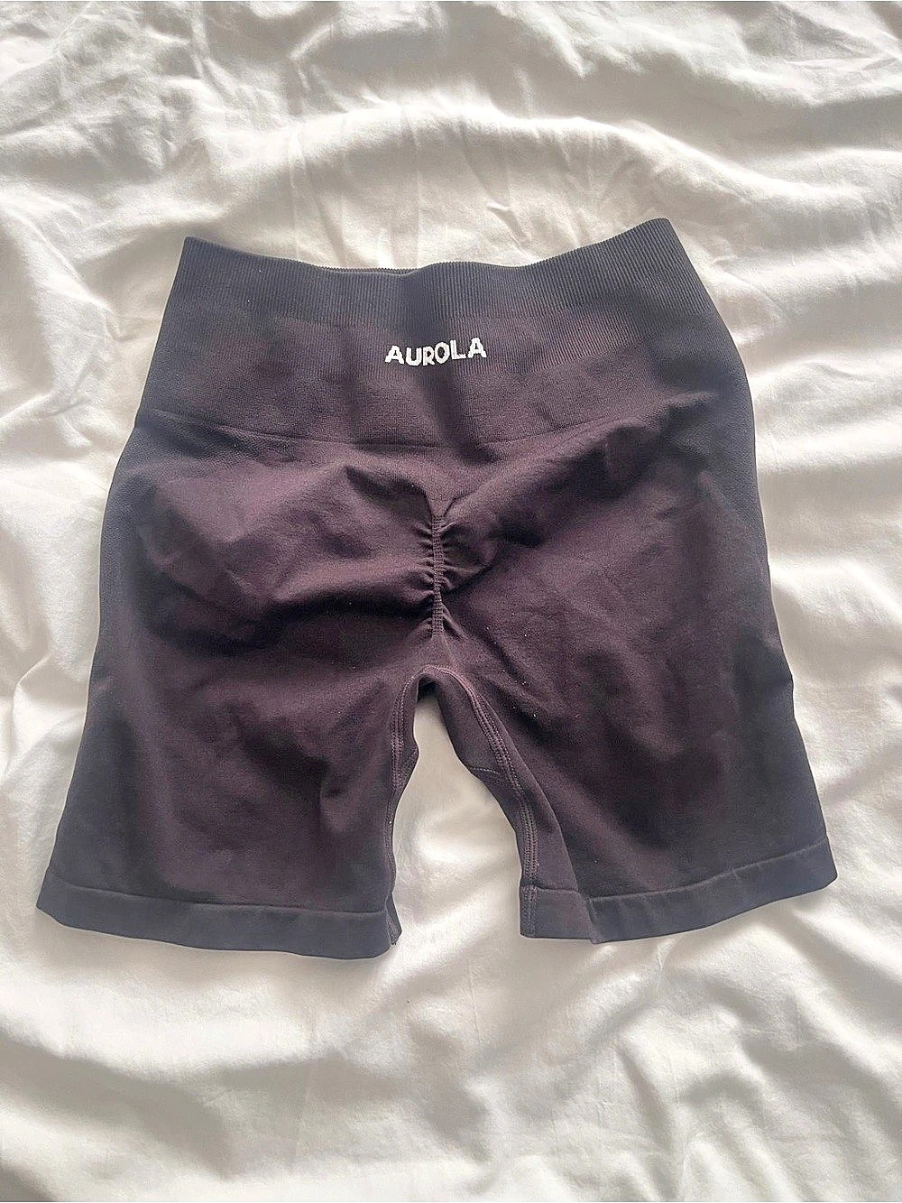 Aurola Dream Workout Scrunch Shorts BROWN